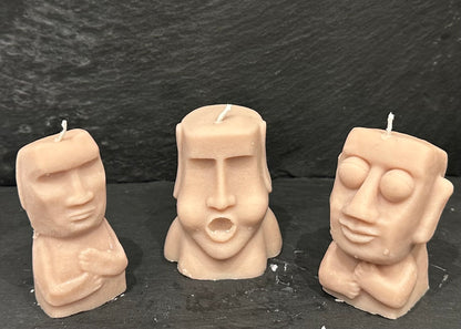 Easter Island Figure candles