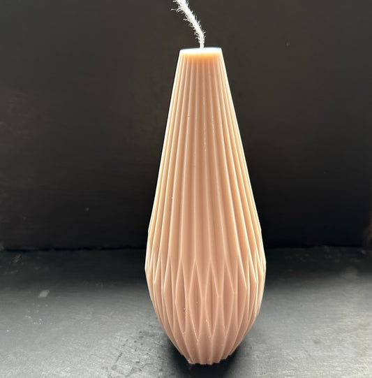 Retro Design Pillar Candle