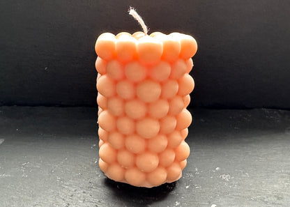 Small Bubble Pillar Candle