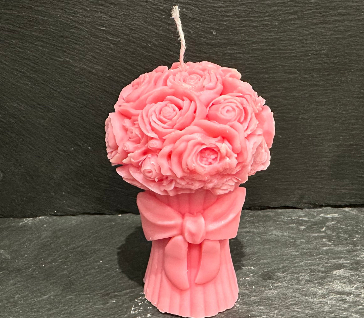 Floral Bouquet Pillar Candle