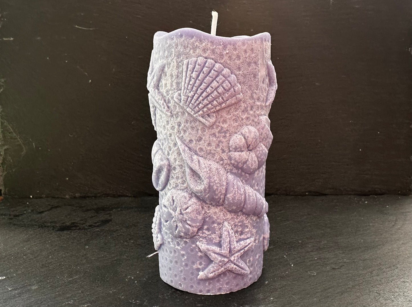 Shell Pillar Candle