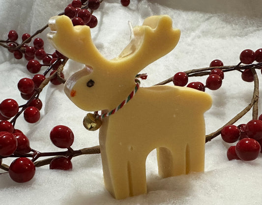 Simple Reindeer Candle