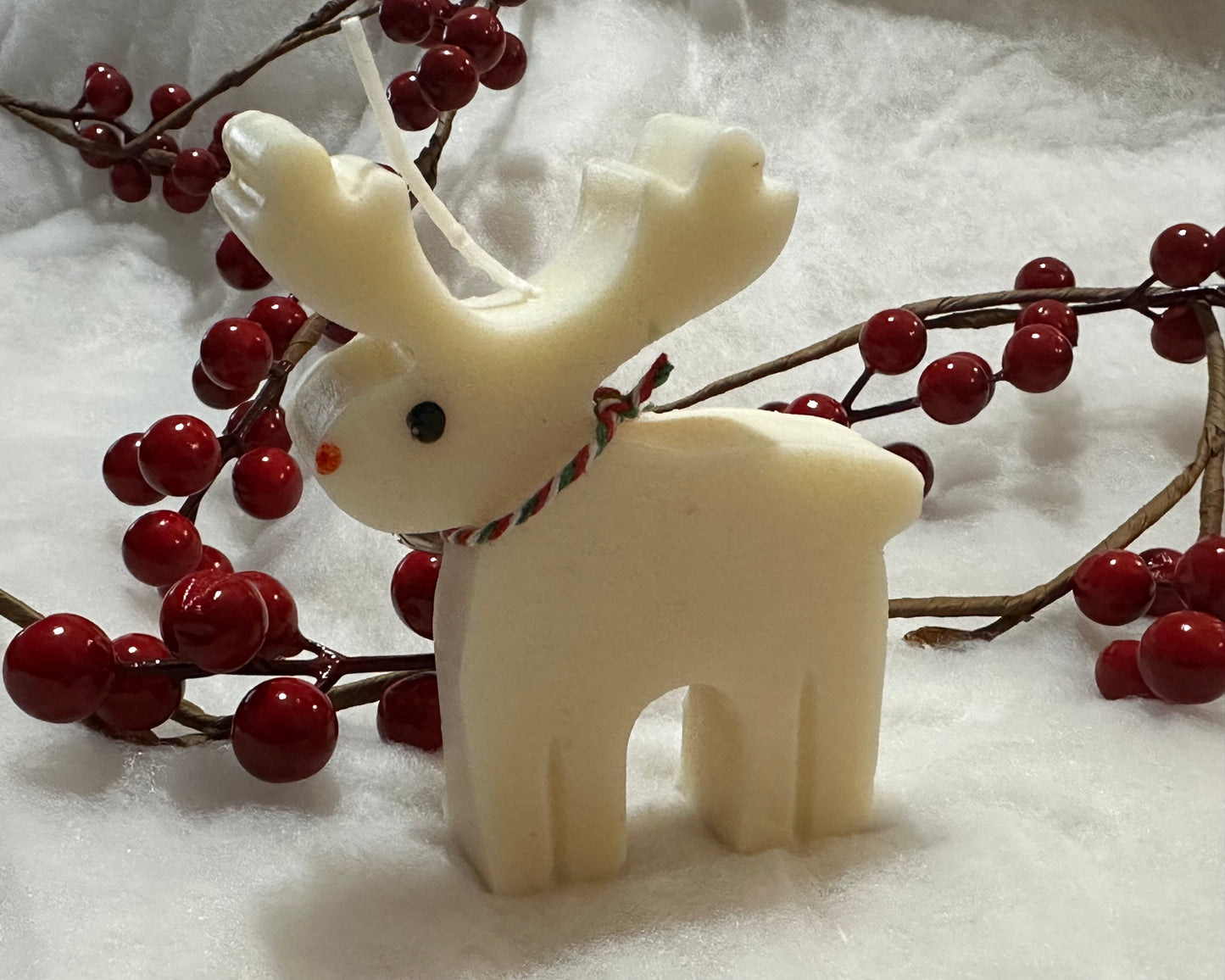 Simple Reindeer Candle