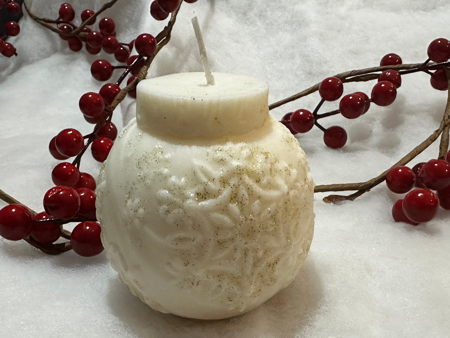 Large Bauble Candle