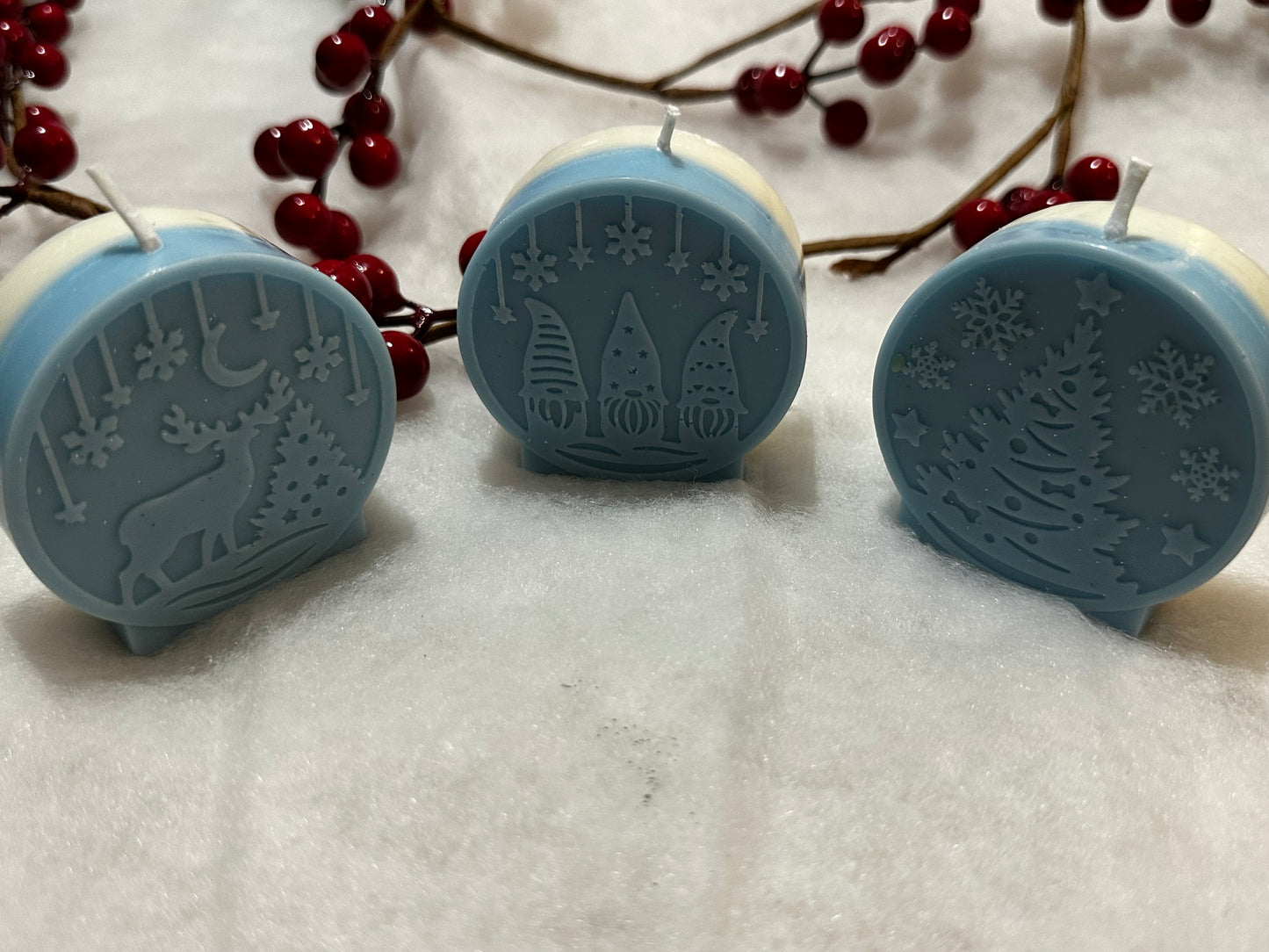 Trio of Snow Globes