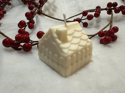 Snowy Cottage Candle